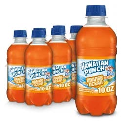 Hawaiian Punch Orange Ocean, 10 fl oz bottles, 6 pack