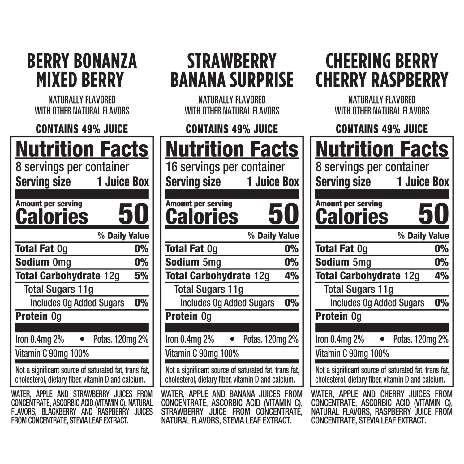 slide 2 of 6, Mott's Mott’s Lunchbox Favorites Variety Pack, 6.75 fl oz boxes, 32 pack, 32 ct