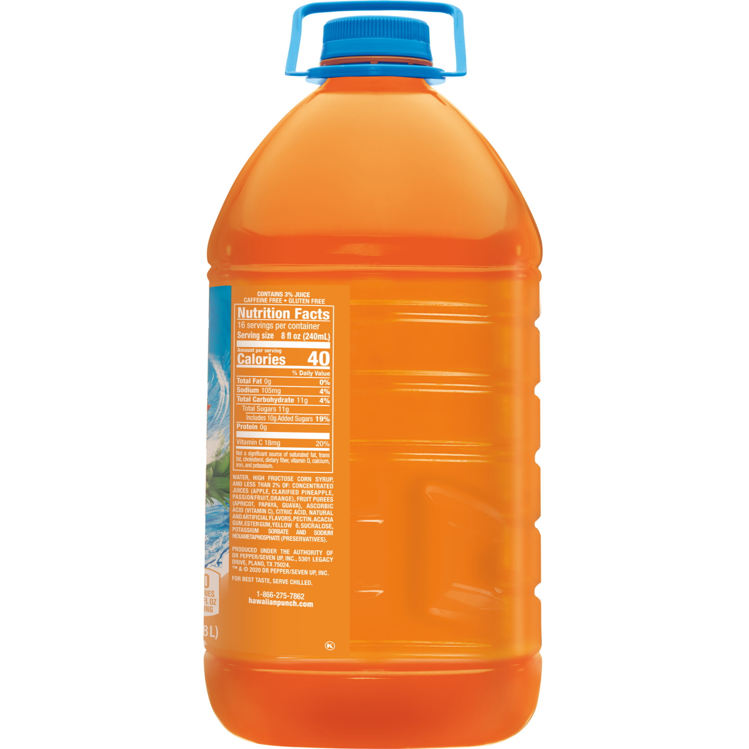 slide 2 of 5, Hawaiian Punch Orange Ocean, 1 gal bottle, 1 gal