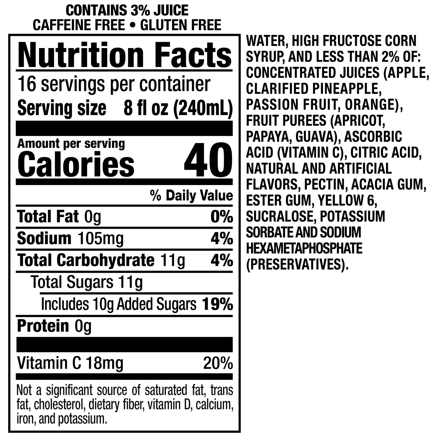 slide 3 of 5, Hawaiian Punch Orange Ocean, 1 gal bottle, 1 gal