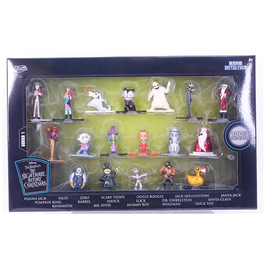 slide 1 of 1, Jada Nightmare Before Christmas Nano Figures, 18 ct