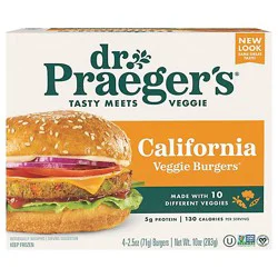 Dr. Praegers Burgers Veggie California 4 Count - 10 Oz