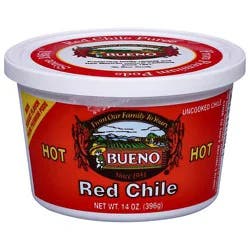 Bueno Puree Uncooked Red Chile Hot - 14 Oz
