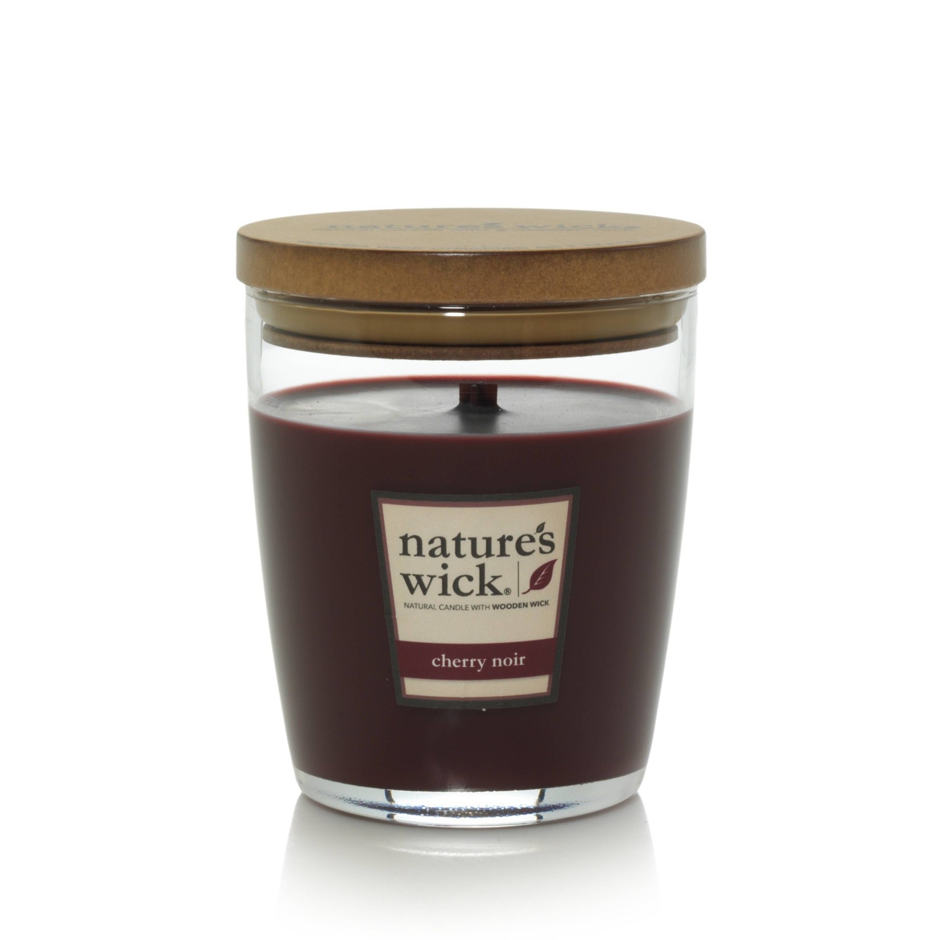 slide 1 of 1, Nature's Wick Jar Candle Velvet Plum , 10 oz