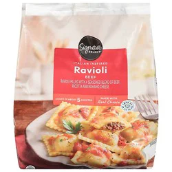Signature Select Verdi Beef Ravioli - 25 Oz