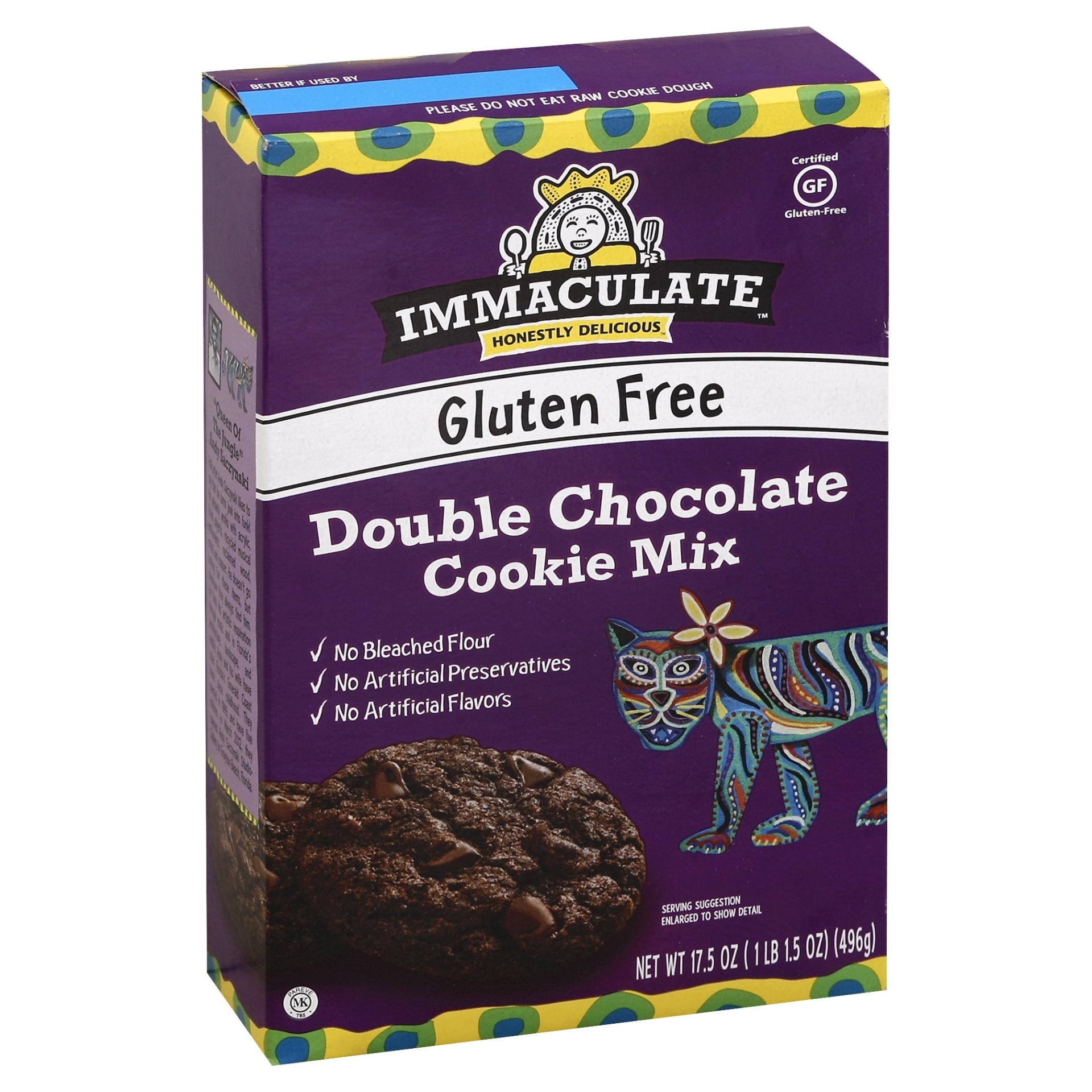 slide 1 of 1, Immaculate Gluten Free Double Chocolate Cookie Mix, 17.5 oz