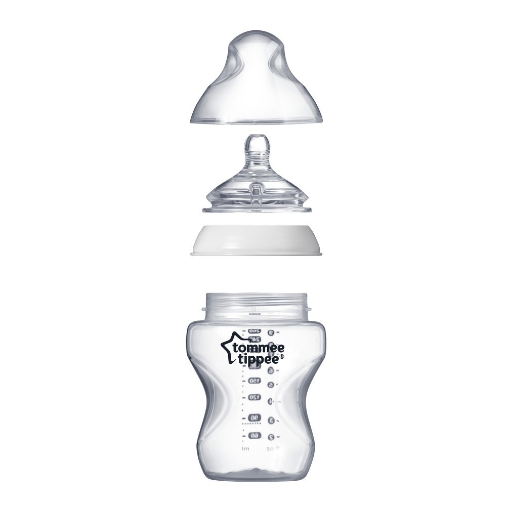 slide 6 of 6, Tommee Tippee Closer to Nature Bottle Clear, 3 ct; 9 oz