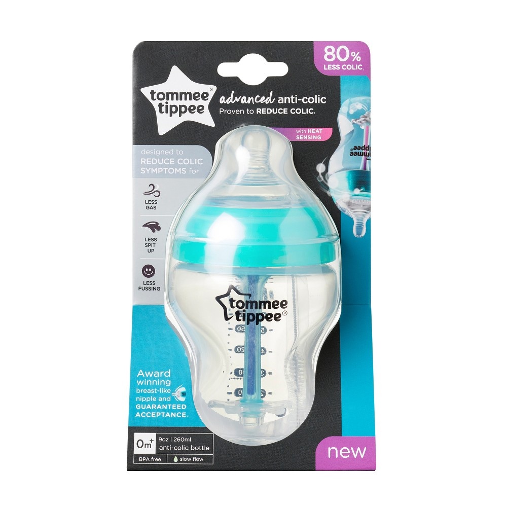 slide 2 of 8, Tommee Tippee Advanced Anti-Colic Bottle, 9 oz