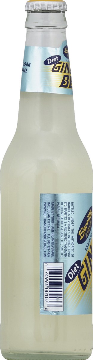 slide 3 of 4, Barritt's Ginger Beer, Bermuda Stone, Diet, 12 oz