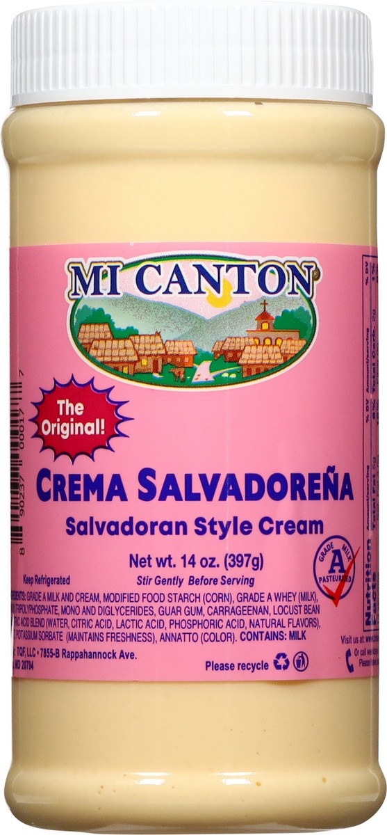 slide 2 of 13, Mi Canton Salvadoran Style Cream 14 oz, 14 oz