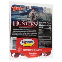 Kowalski's Hot The Original Hunter's Smoked Sausage 16 oz