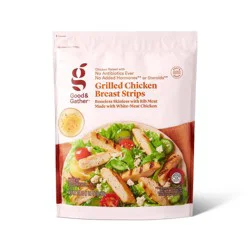 No Antibiotics Every Grilled Chicken Breast Strips - Frozen - 20oz - Good & Gather™