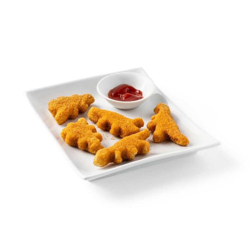 slide 3 of 4, No Antibiotics Ever Dinosaur Shaped Frozen Chicken Nuggets - 29oz - Good & Gather™, 29 oz