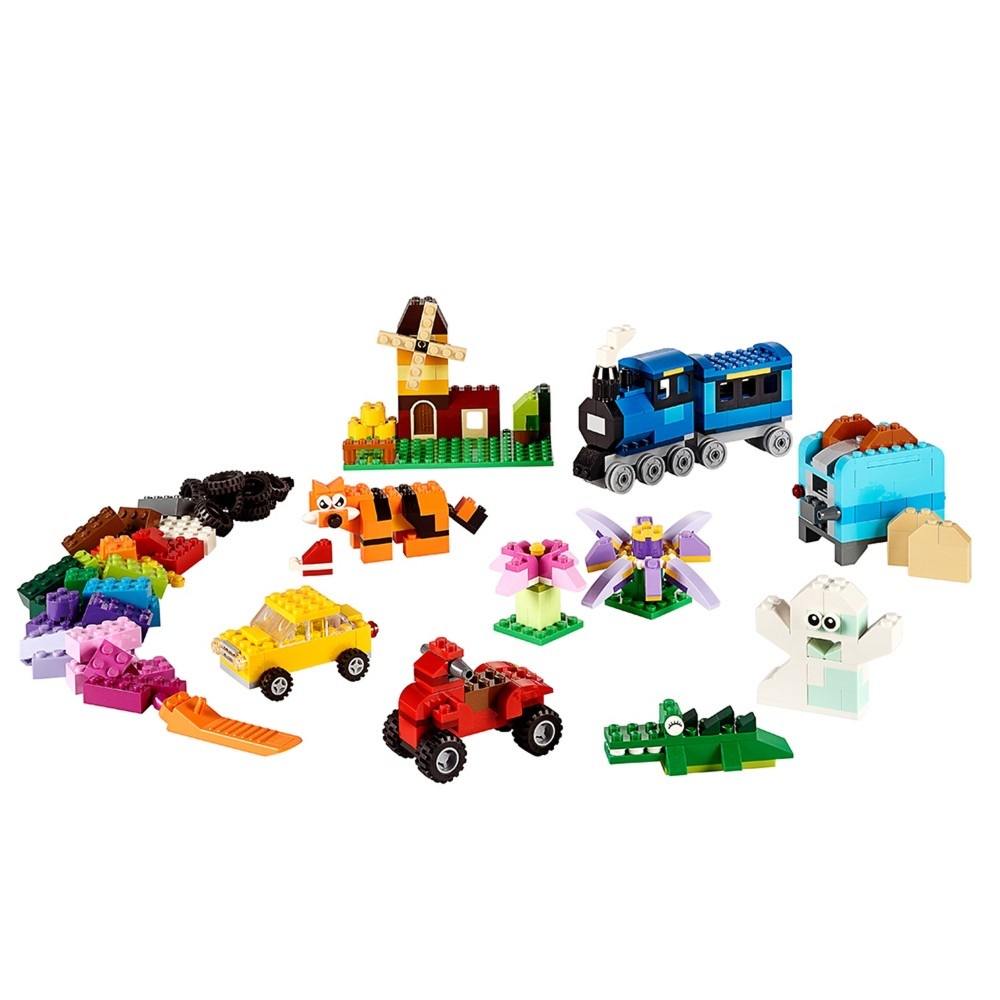 slide 3 of 10, LEGO Classic Medium Creative Brick Box Building Toys for Creative Play, Kids Creative Kit 10696, 1 ct