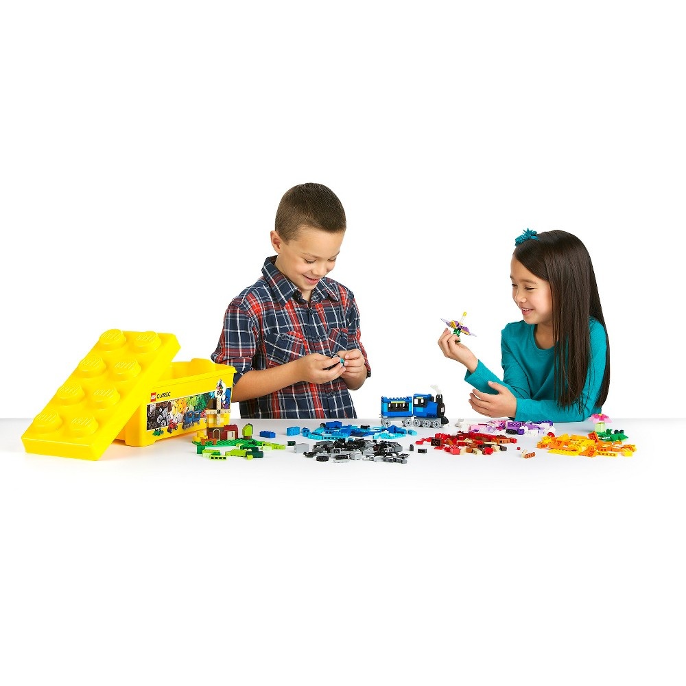 slide 9 of 10, LEGO Classic Medium Creative Brick Box Building Toys for Creative Play, Kids Creative Kit 10696, 1 ct