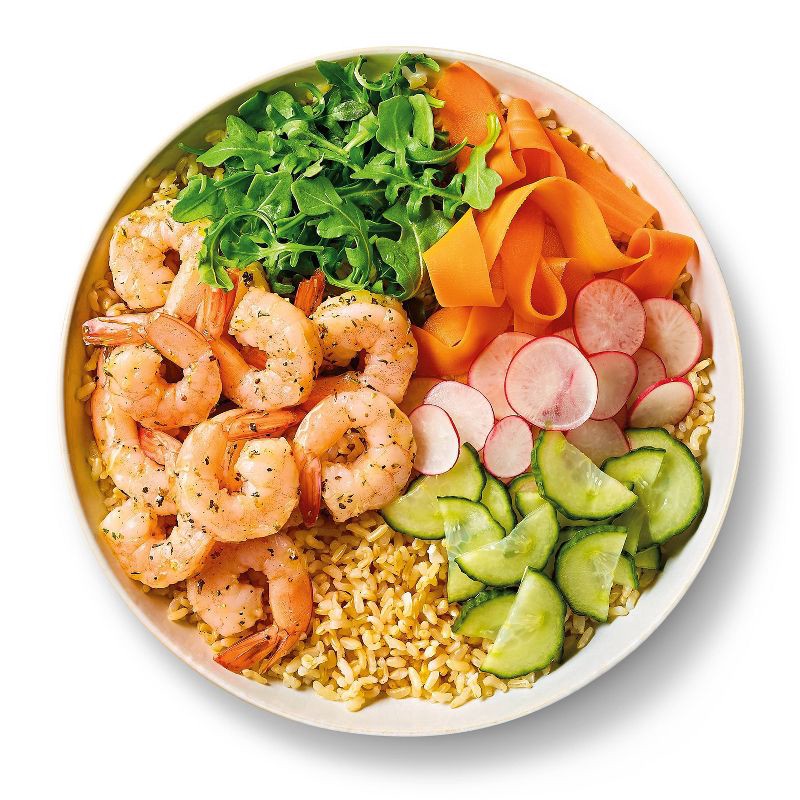 slide 3 of 4, Large Tail On Peeled & Deveined Cooked Shrimp - Frozen - 41-50ct per lb/16oz - Good & Gather™, 41 ct; 50 ct, 16 oz