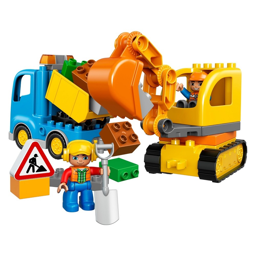 slide 2 of 8, LEGO DUPLO Truck & Tracked Excavator 10812, 1 ct