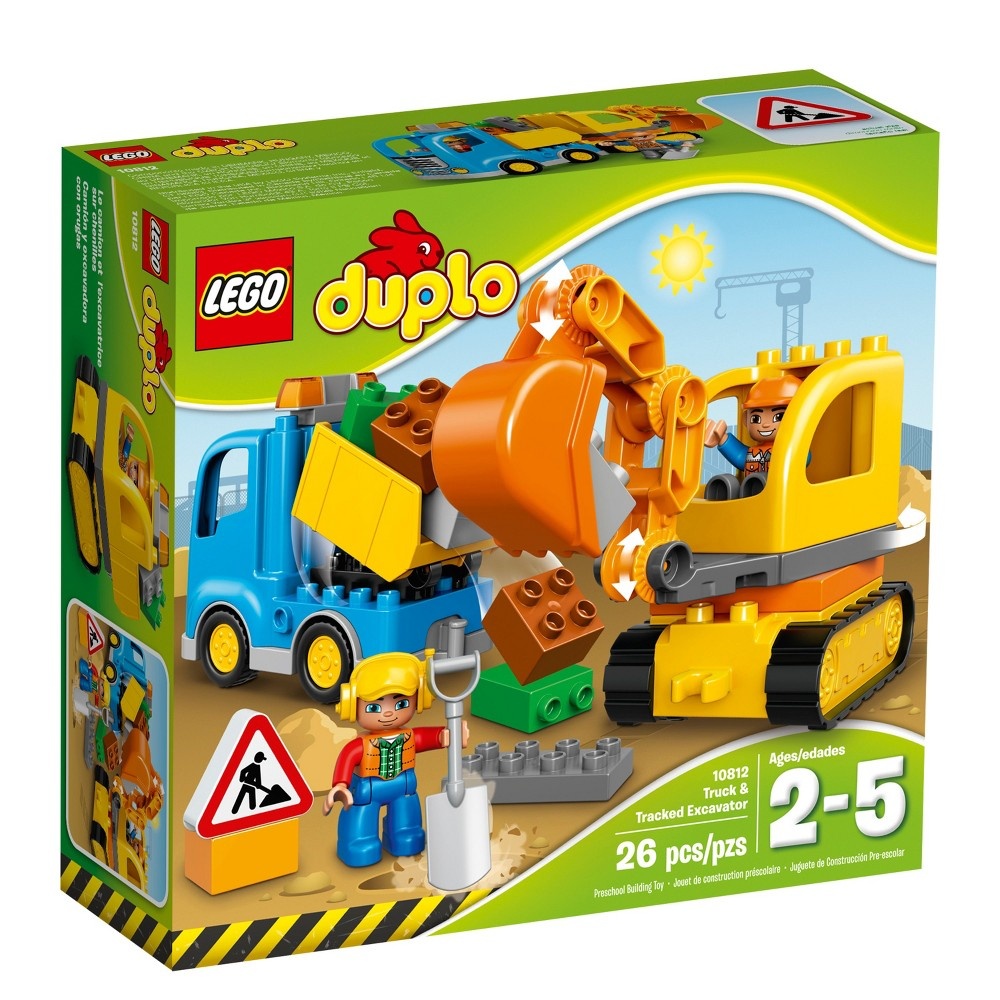 slide 4 of 8, LEGO DUPLO Truck & Tracked Excavator 10812, 1 ct