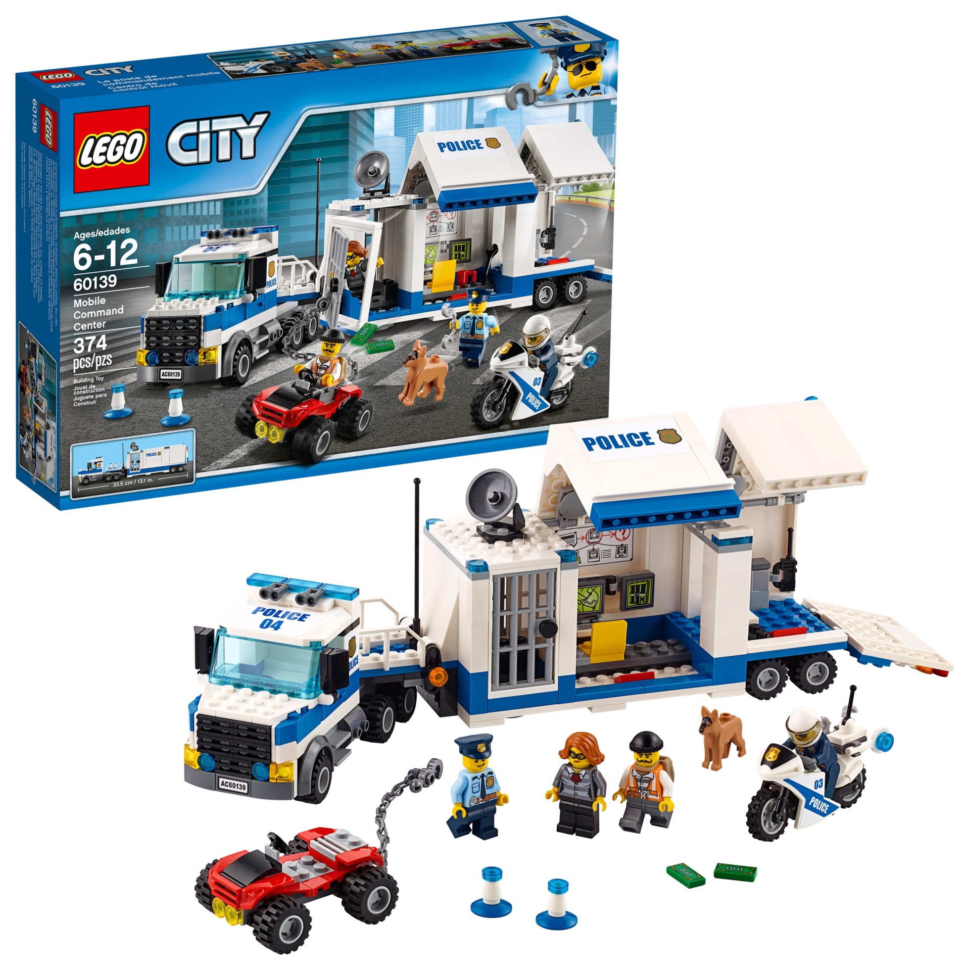slide 1 of 18, LEGO City Police Mobile Command Center 60139, 1 ct