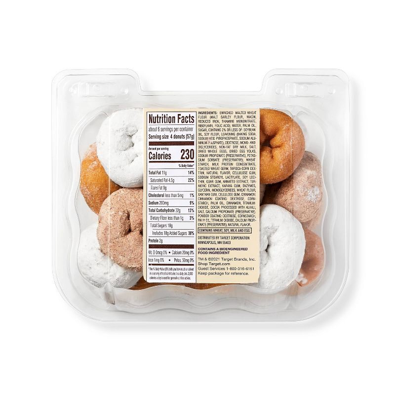 slide 2 of 4, Assorted Mini Donuts - 11oz - Favorite Day™, 11 oz