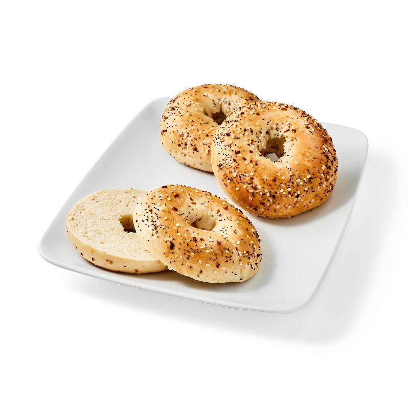 slide 3 of 3, Sliced Everything Bagels - 17.5oz/5ct - Favorite Day™, 5 ct; 17.5 oz
