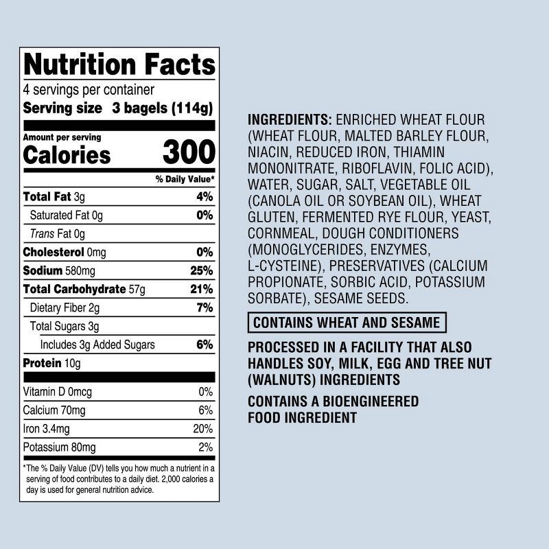 slide 4 of 4, Plain Sliced Mini Bagels - 16oz/12ct - Favorite Day™, 12 ct; 16 oz