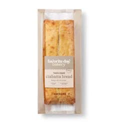 Take And Bake Ciabatta Bread - 14oz - Favorite Day™