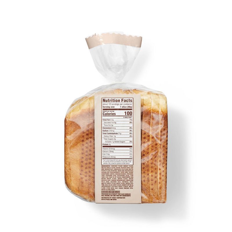 slide 3 of 3, Sliced Cottage Bread - 17oz - Favorite Day™, 17 oz