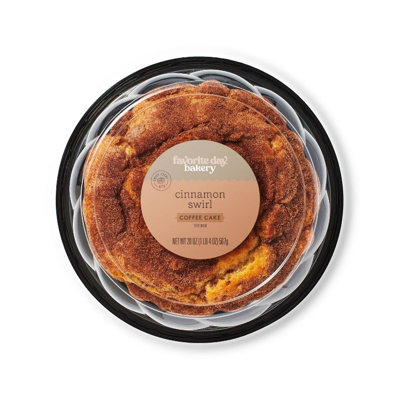 slide 1 of 1, Cinnamon Swirl Coffee Cake - 20oz - Favorite Day, 20 oz