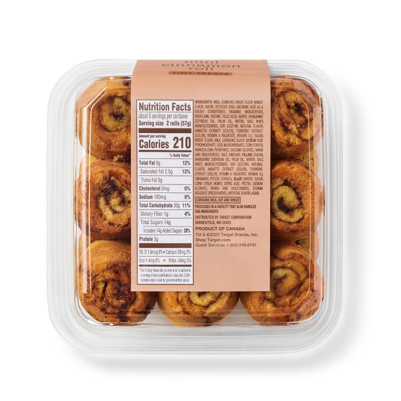 slide 2 of 5, Mini Cinnamon Rolls - 12oz - Favorite Day™, 12 oz