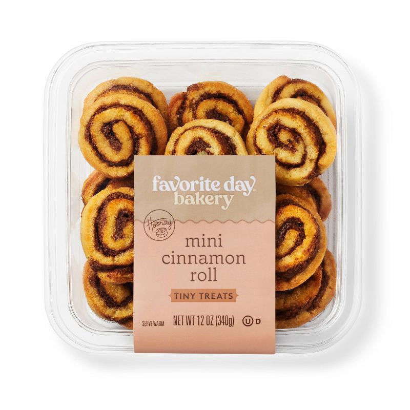 slide 1 of 5, Mini Cinnamon Rolls - 12oz - Favorite Day™, 12 oz