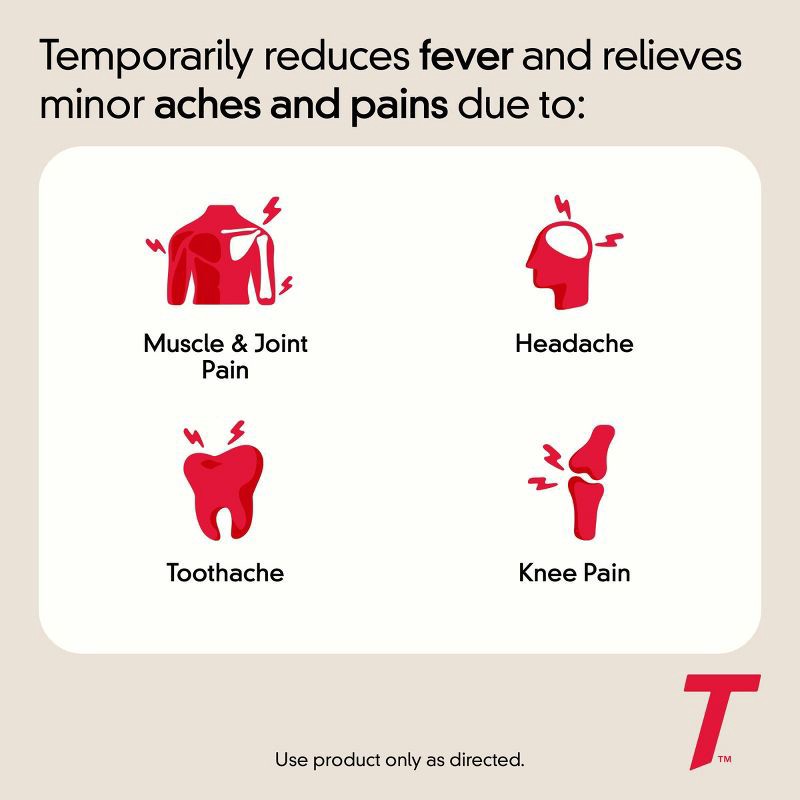 slide 11 of 12, Tylenol Extra Strength Pain Reliever and Fever Reducer Caplets - Acetaminophen - 100ct, 100 ct