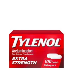 Tylenol Extra Strength Pain Reliever and Fever Reducer Caplets - Acetaminophen - 100ct
