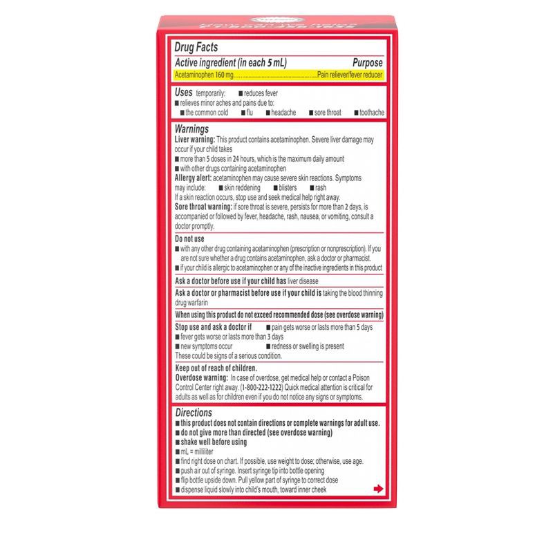 slide 2 of 9, Infants' Tylenol Pain Reliever and Fever Reducer Liquid Drops - Acetaminophen - Grape - 1 fl oz, 1 fl oz