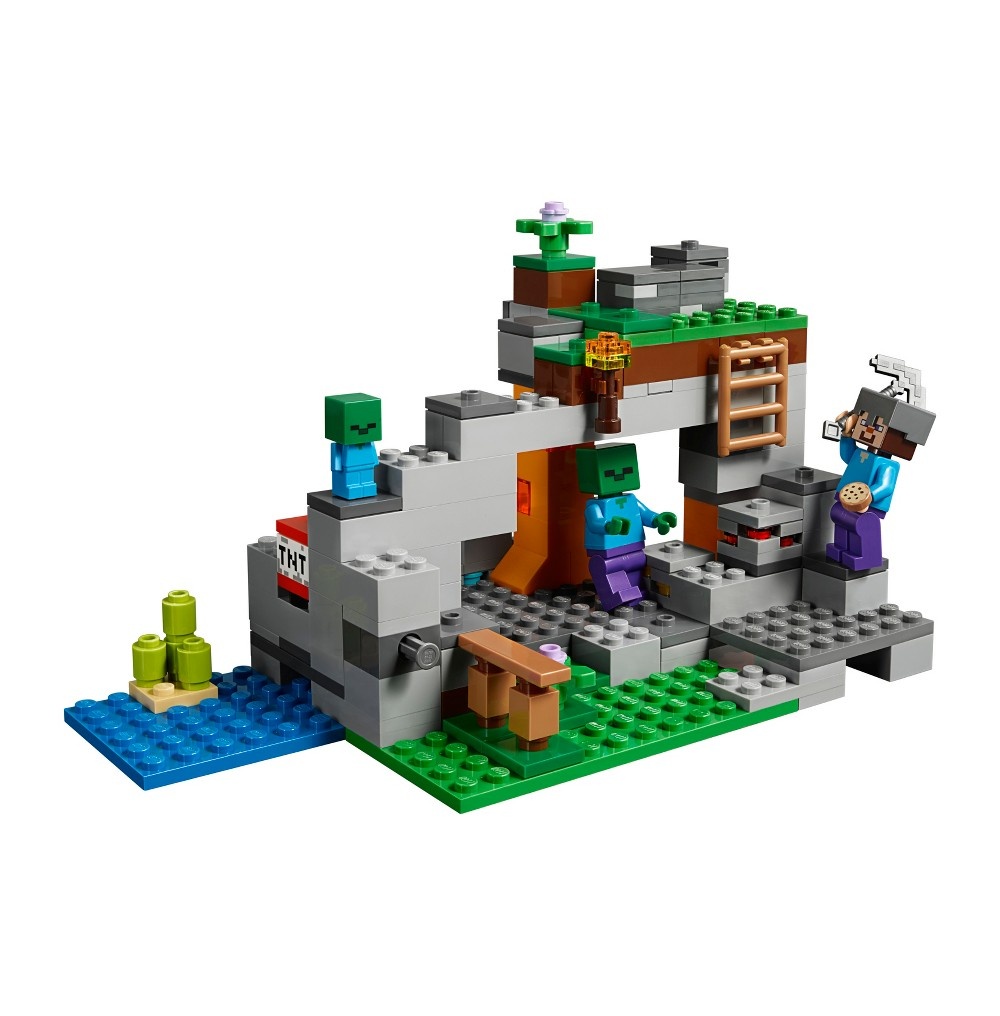 slide 2 of 5, LEGO Minecraft The Zombie Cave 21141, 1 ct