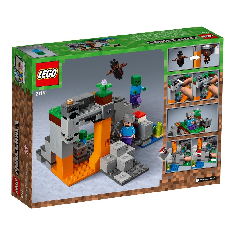 slide 5 of 5, LEGO Minecraft The Zombie Cave 21141, 1 ct