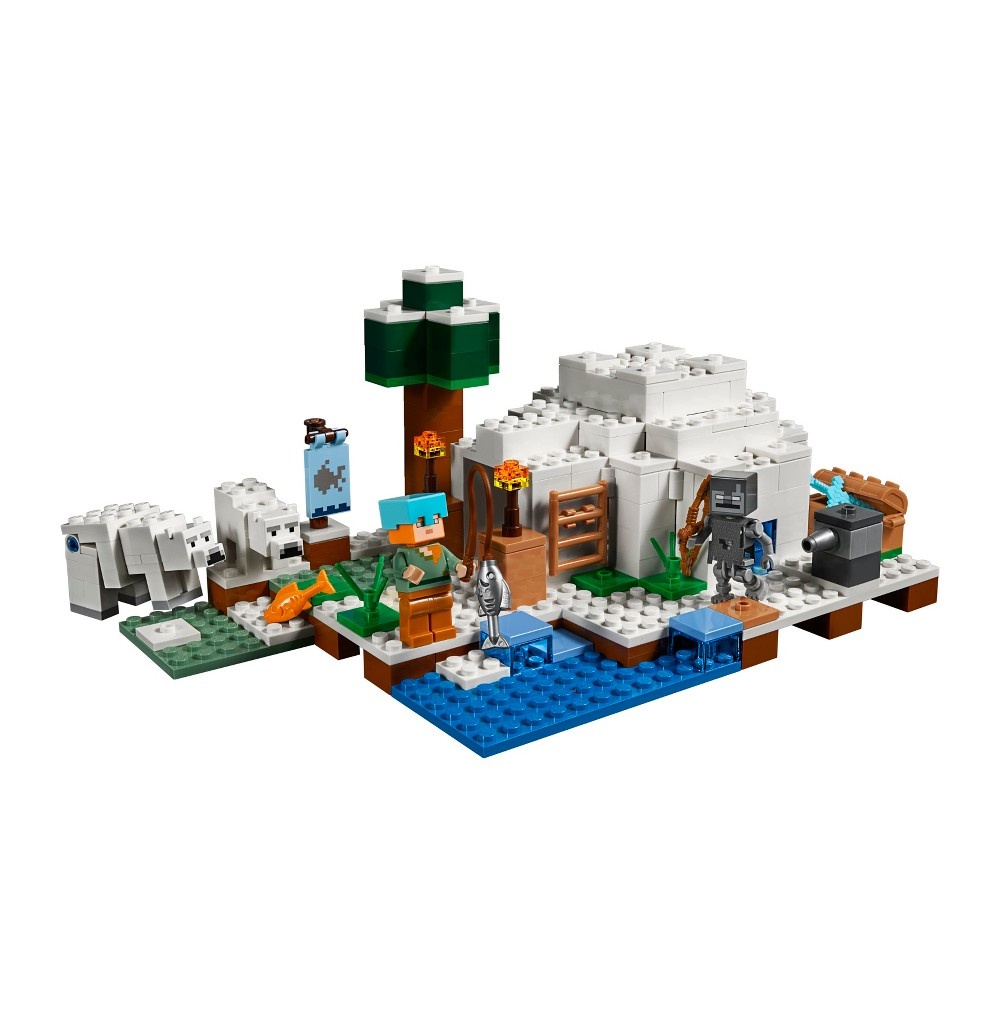 slide 2 of 6, LEGO Minecraft The Polar Igloo, 1 ct
