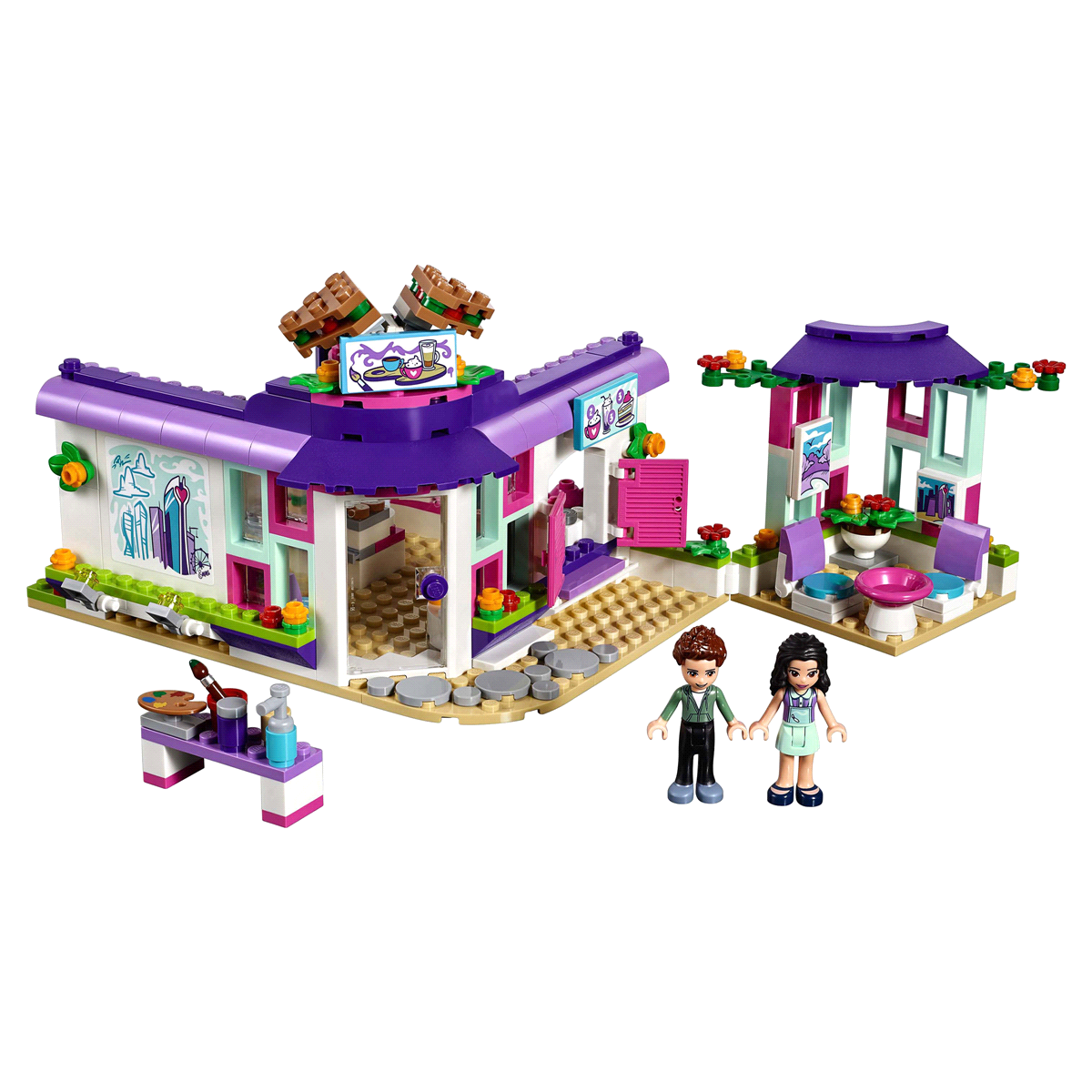 slide 4 of 8, LEGO Friends Emma's Art Cafe, 1 ct