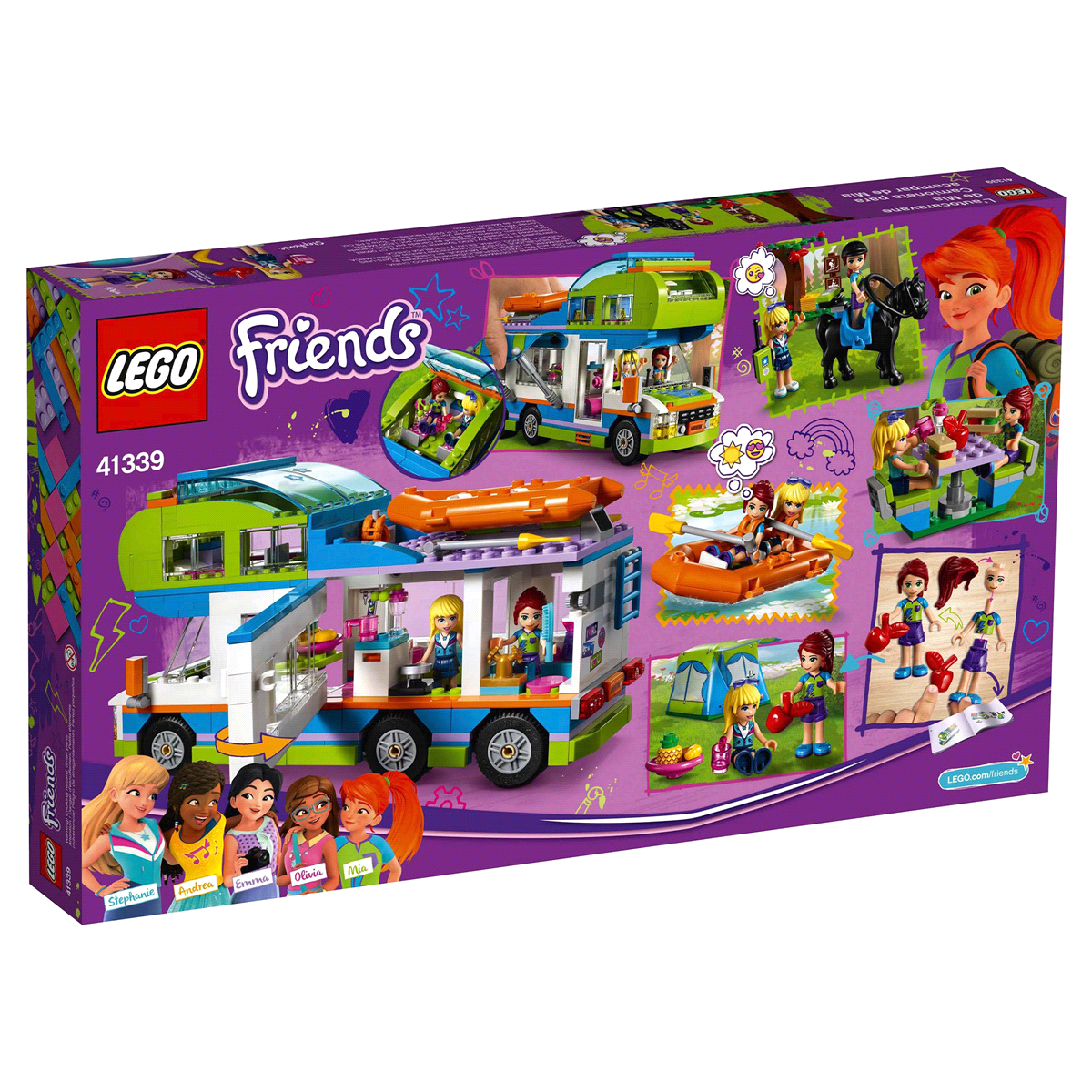 slide 3 of 7, LEGO Friends Mia's Camper Van 41339, 1 ct