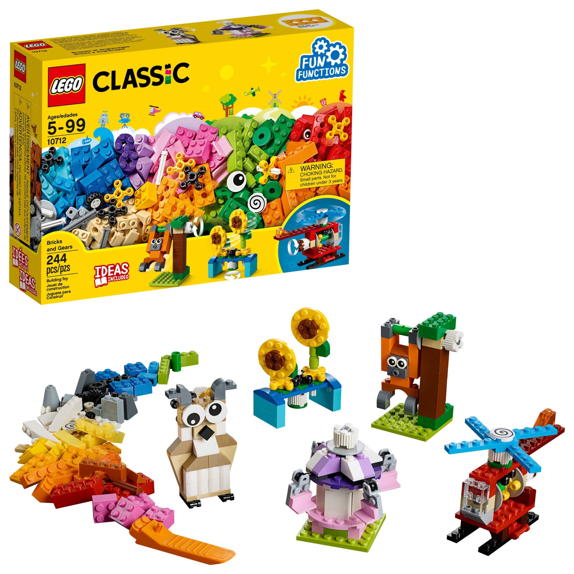slide 1 of 5, LEGO Classic Bricks And Gears 10712, 1 ct