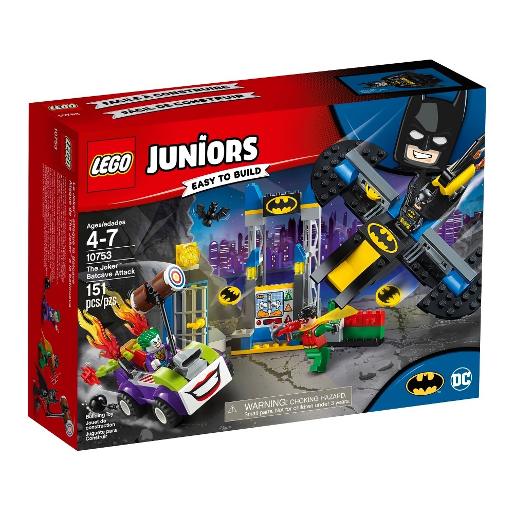 slide 2 of 7, LEGO Juniors The Joker Batcave Attack 10753, 1 ct