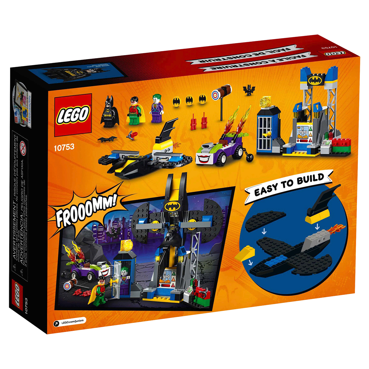 slide 7 of 7, LEGO Juniors The Joker Batcave Attack 10753, 1 ct