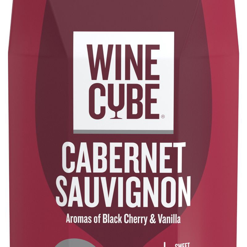 slide 1 of 3, Cabernet Sauvignon Red Wine - 500ml Carton - Wine Cube™, 500 ml