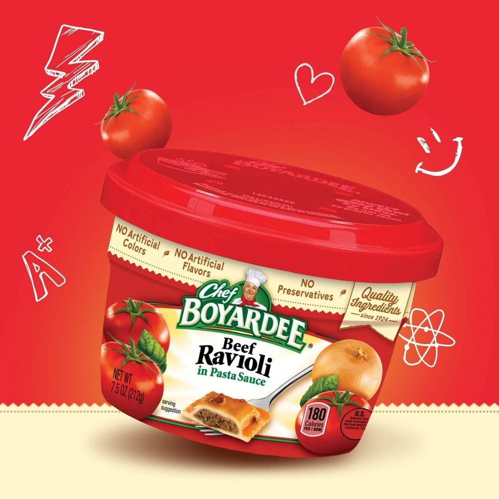 slide 2 of 4, Chef Boyardee Beef Ravioli, 7.5 oz, 30 oz, 4 ct