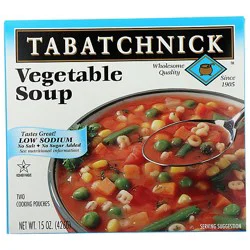 Tabatchnick Frozen Soup Vegetable Salt Free - 15 Oz