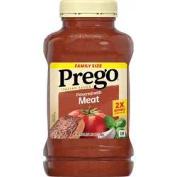 Prego Pasta Sauce Italian Tomato Sauce with Meat - 45oz