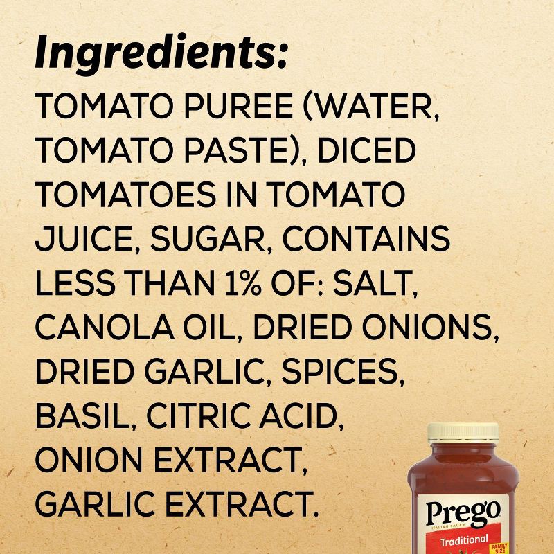 slide 6 of 10, Prego Pasta Sauce Traditional Italian Tomato Sauce - 45oz, 45 oz