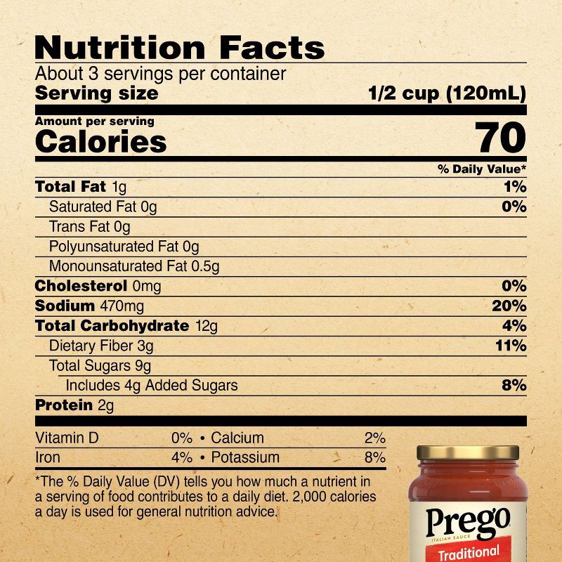 slide 5 of 10, Prego Pasta Sauce Traditional Italian Tomato Sauce 14oz, 14 oz
