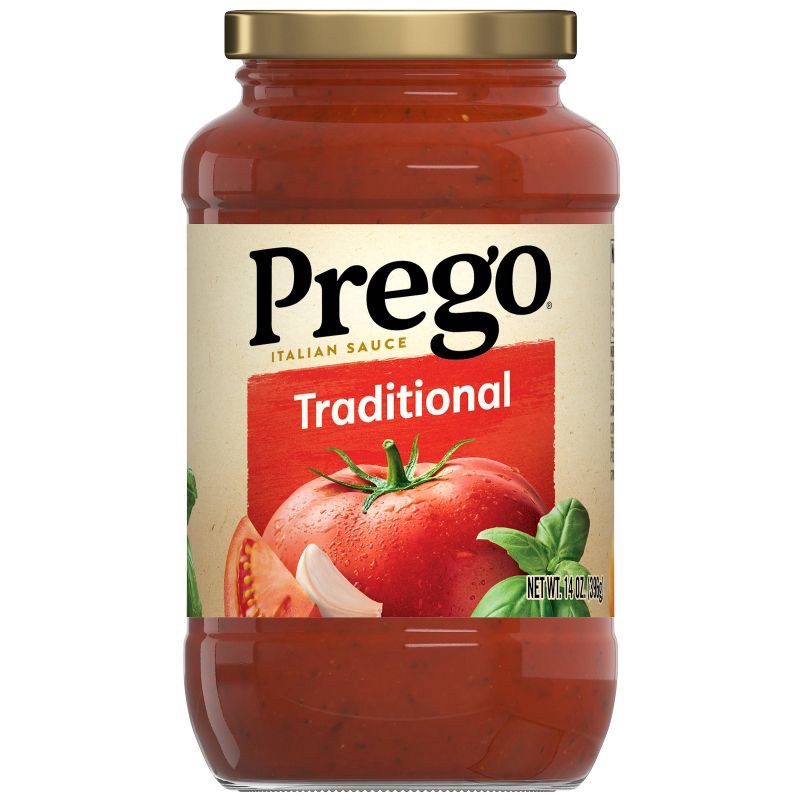 slide 1 of 10, Prego Pasta Sauce Traditional Italian Tomato Sauce 14oz, 14 oz
