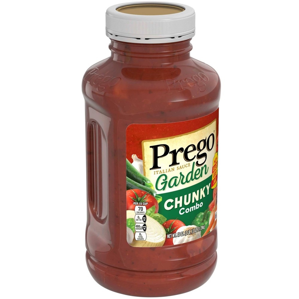 slide 6 of 6, Prego Chunky Garden Combo Italian Sauce, 45 oz